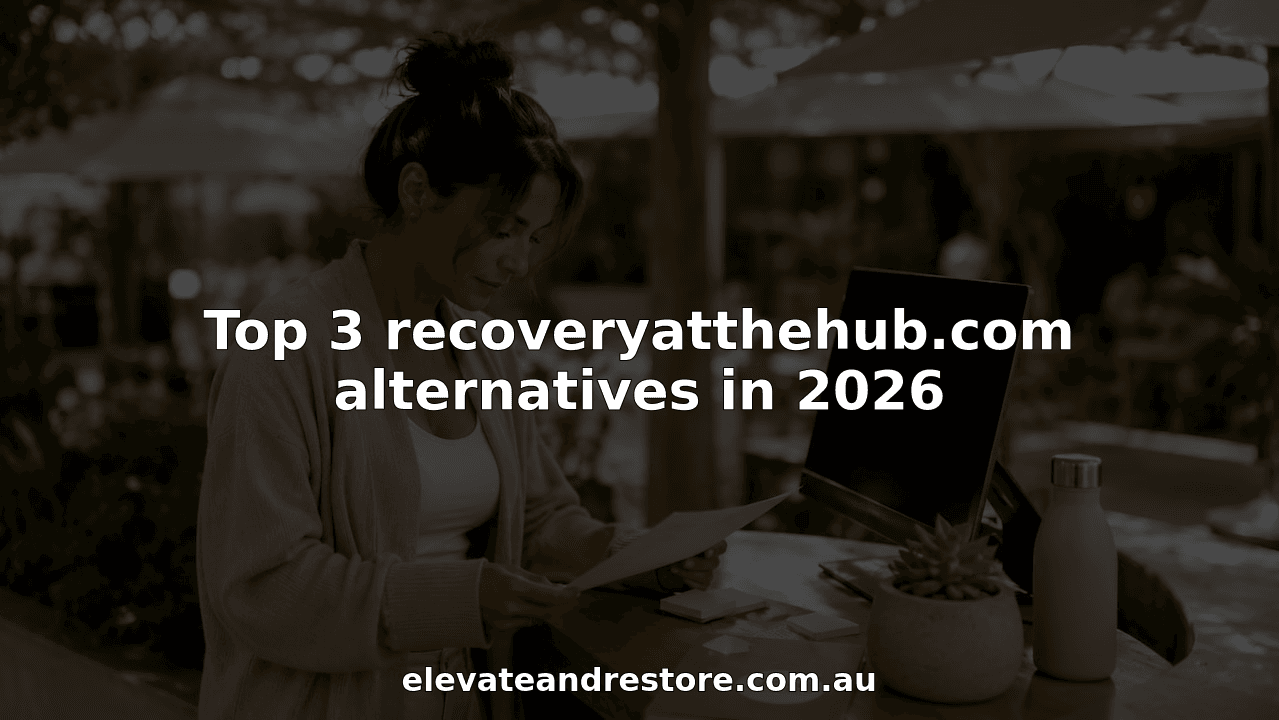 Top 3 recoveryatthehub.com alternatives in 2026